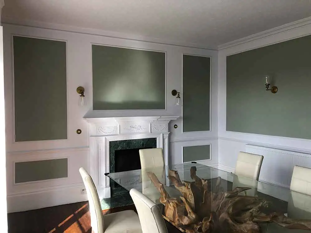 Freshly painted bright interior living space by VF Painting in Tampa Bay